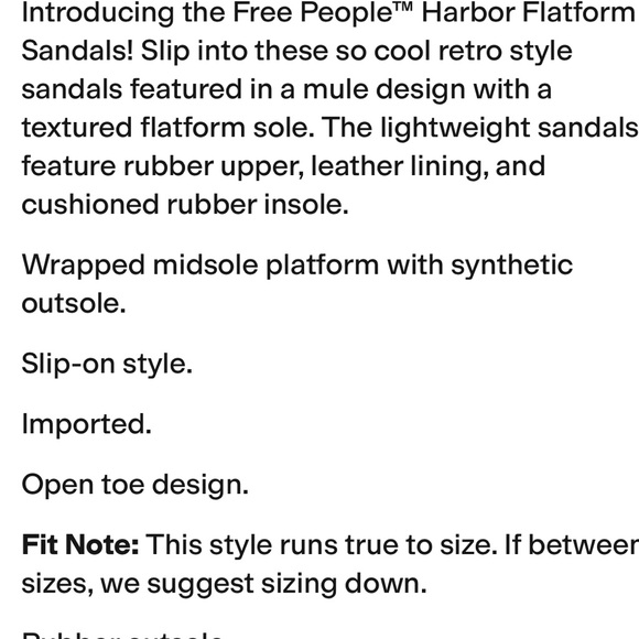 Free People Harbor Platform Slide Mules - Picture 8 of 9